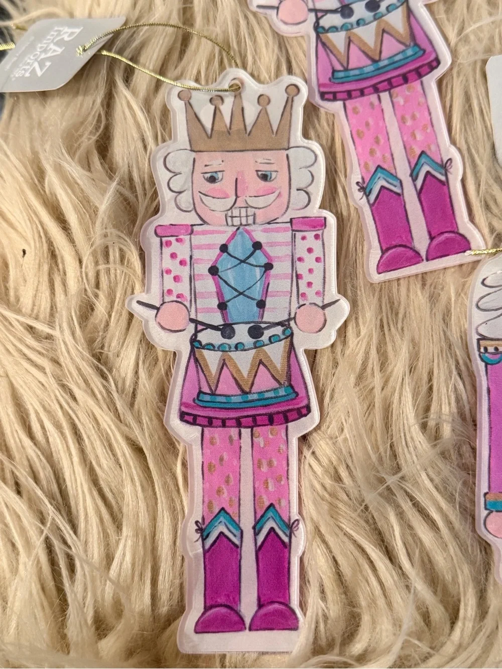NWT Pink Blushing Nutcracker Ornament - 6” 13 total